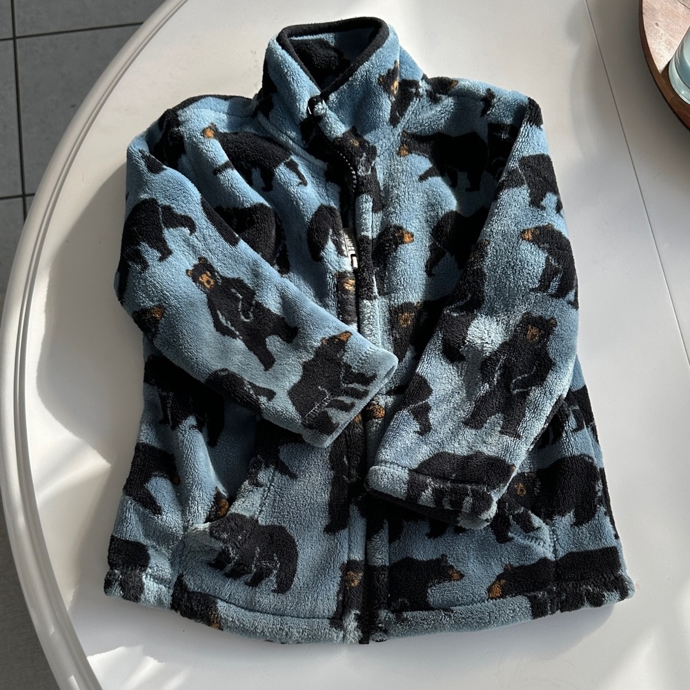 Hatley Wild Bears Fleece Jacket Size 3.